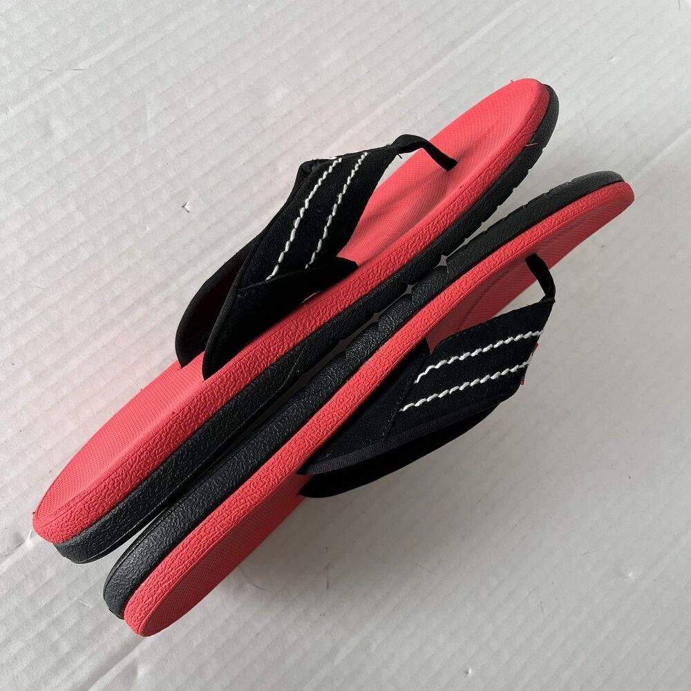 Rainbow East Cape Flip Flops Molded Rubber Slip On Comfort Sandals NCSU Mens 11 - Picture 6 of 16